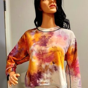 Vibrant Women's Tie-Dye Sweatshirt
